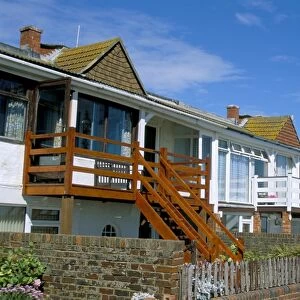 Seafront houses, Bexhill on Sea, Sussex, England, United Kingdom, Europe