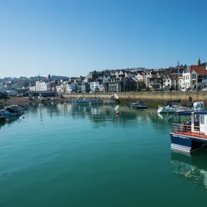 Seafront of Saint Peter Port, Guernsey, Channel Islands, United Kingdom, Europe