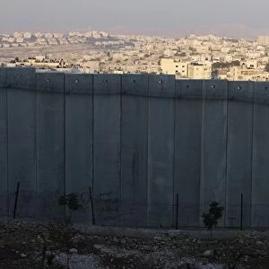 Security wall in Bethany, Israel, Middle East