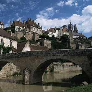 Semur-en-Auxois, Cotes d Or, Burgundy, France, Europe