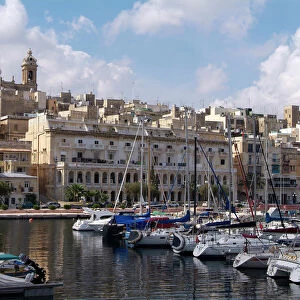 Senglea harbour, Malta, Mediterranean, Europe