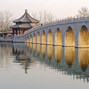 Seventeen Arch Bridge, Kunming Lake, Summer Palace, Beijing, China