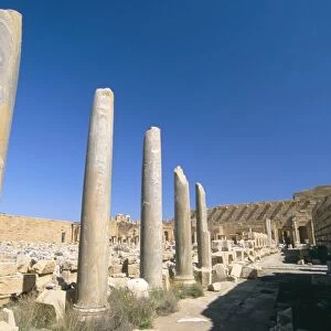 Severan Forum, Leptis Magna, UNESCO World Heritage Site, Tripolitania, Libya