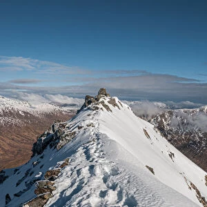 Sgurr a Bhealaich Dheirg, the highest and finest Munro on the Brothers Ridge