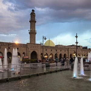 Shar Park, Clock tower and Qaysari Bazaars, Erbil, Kurdistan, Iraq, Middle East