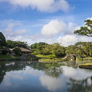Shikinaen Garden (Shikina-en Garden), UNESCO World Heritage Site, Naha, Okinawa, Japan