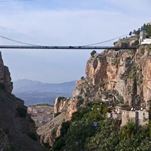 Sidi m Cid bridge over a huge canyon, Constantine, Eastern Algeria