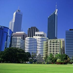 Skyline of Perth, Western Australia, Australia
