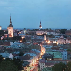 Skyline, Tallinn, Estonia, Baltic States, Europe