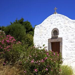 Small Church, Patmos, Dodecanese, Greek Islands, Greece, Europe