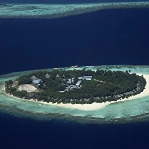 Small island developed for tourism