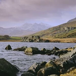 The Snowdon Range from Capel Curig