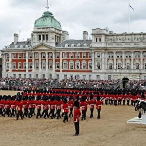 Soldiers at Trooping the Colour 2012, The Birthday Parade of the Queen, Horse Guards, London, England, United Kingdom, Europe