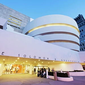 Solomon R. Guggenheim Museum, built in 1959, designed by Frank Lloyd Wright