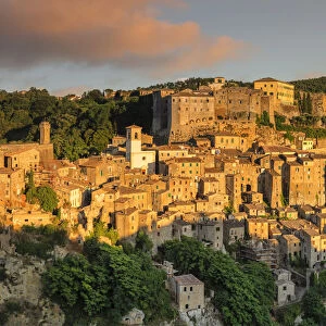 Sorano, Maremma, Grosseto District, Tuscany, Italy, Europe