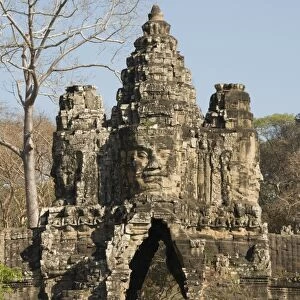South Gate entrance to Angkor Thom, Angkor, UNESCO World Heritage Site
