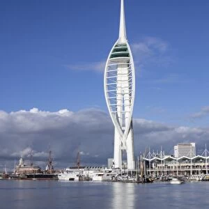 Spinnaker Tower, Gunwharf Quays, Portsmouth Harbour and Dockyard, Portsmouth, Hampshire, England, United Kingdom, Europe