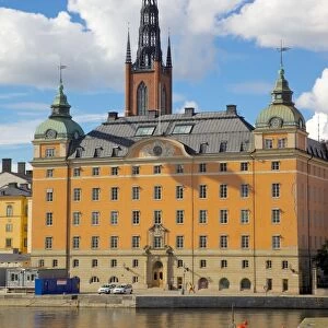 Spire of Riddarholmskyrkan (Riddarholmen Church), Riddarholmen, Stockholm, Sweden, Scandinavia, Europe