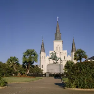 Spires of Christian cathedral, St