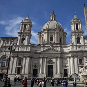 St. Agnese in Agone church and the Fountain of the Four Rivers, Piazza Navona