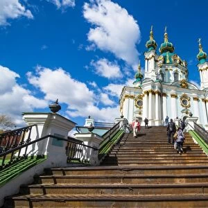 St. Andrews church in Kiev, Ukraine, Europe