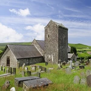 St. Cenydds Church, Llangennith, Gower, Wales, United Kingdom, Europe