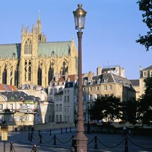 St. Etienne cathedral, Metz, Moselle, Lorraine, France, Europe