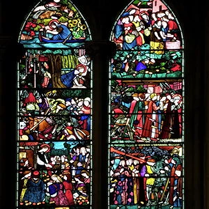Detail of the St. Frideswide Window by Edward Burne-Jones, Christ Church Cathedral