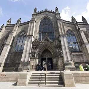 St. Giles Cathedral West Front, Edinburgh, Scotland, United Kingdom, Europe