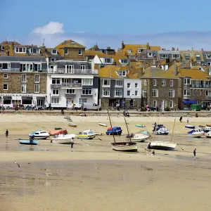 St. Ives harbour, Cornwall, England