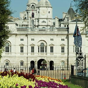 St. Jamess Park with Horse Guards Parade in background, London, England