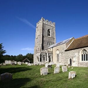 St. Marys Parish Church, Kersey, Suffolk, England, United Kingdom, Europe