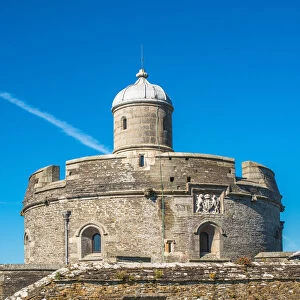 St. Mawes Castle, an artillery fort constructed by Henry VIII near Falmouth, Cornwall
