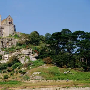 St Michaels Mount, Castle, Cornwall, England, UK