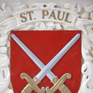 St. Pauls arms, Valletta, Malta, Europe