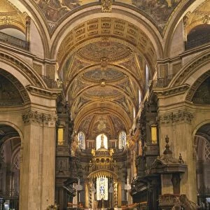 St. Pauls Cathedral interior, London, England, United Kingdom, Europe