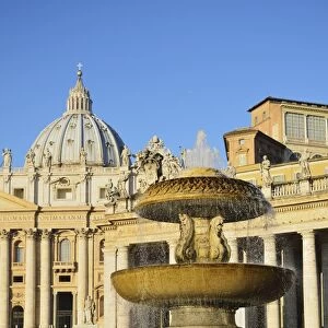 St. Peters Basilica, Piazza San Pietro (St. Peters Square), Vatican City