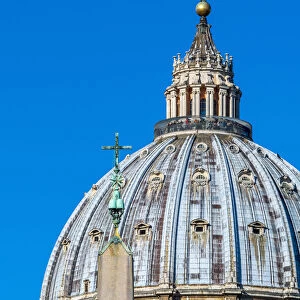 St. Peters Basilica, UNESCO World Heritage Site, The Vatican, Rome, Lazio, Italy