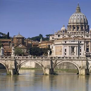 St. Peters and River Tiber