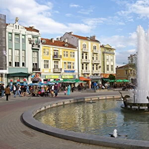 Stambolov Square, Plovdiv, Bulgaria, Europe