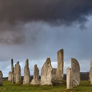 Standing Stones of Callanish, near Carloway, Isle of Lewis, Outer Hebrides, Scotland, United Kingdom, Europe