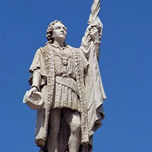 Statue of Christopher Columbus in San Juan