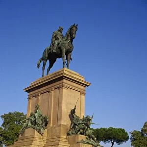 Statue of Garibaldi, Janiculum Hill, Rome, Lazio, Italy, Europe