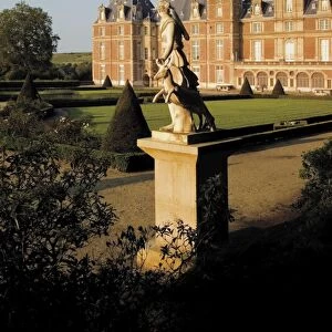 Statue of the goddess of hunting Diana, Chateau d Eu, near Le Treport