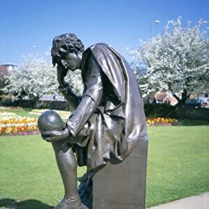Statue of Hamlet, Shakespeare Memorial, Stratford upon Avon, Warwickshire