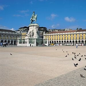 Statue of Jose I, Praca Do Comercio, Lisbon, Portugal