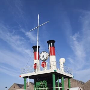 Steam clock Ariande, Waterfront, St. Helier, Jersey, Channel Islands, United Kingdom