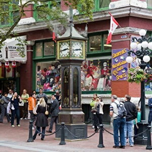 Steam Clock on Water Street, Gastown District, Vancouver, British Columbia