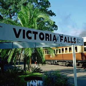 Steam Rail Safaris, Victoria Falls Station, Zimbabwe, Africa