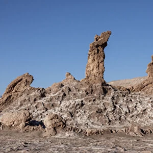 The stone formation Tres Marias, Valle de le Luna, Los Flamencos National Reserve